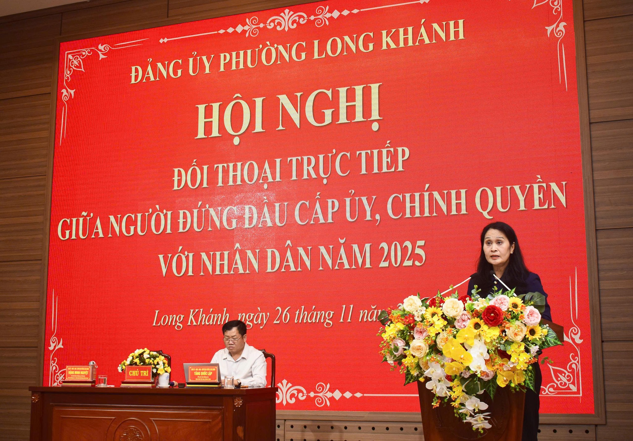 Phường Long Khánh tổ chức hội nghị đối thoại trực tiếp giữa Bí thư Đảng ủy, Chủ tịch UBND phường với Nhân dân